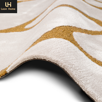 Factory Wholesale Brand New High Quality Simple Silk Wool Carpet High-end Luxury Modern Design Custom Carpet