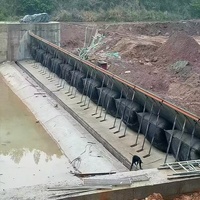 Digue pneumatique haute résistance / Digue gonflable en acier et caoutchouc pour le contrôle des eaux fluviales