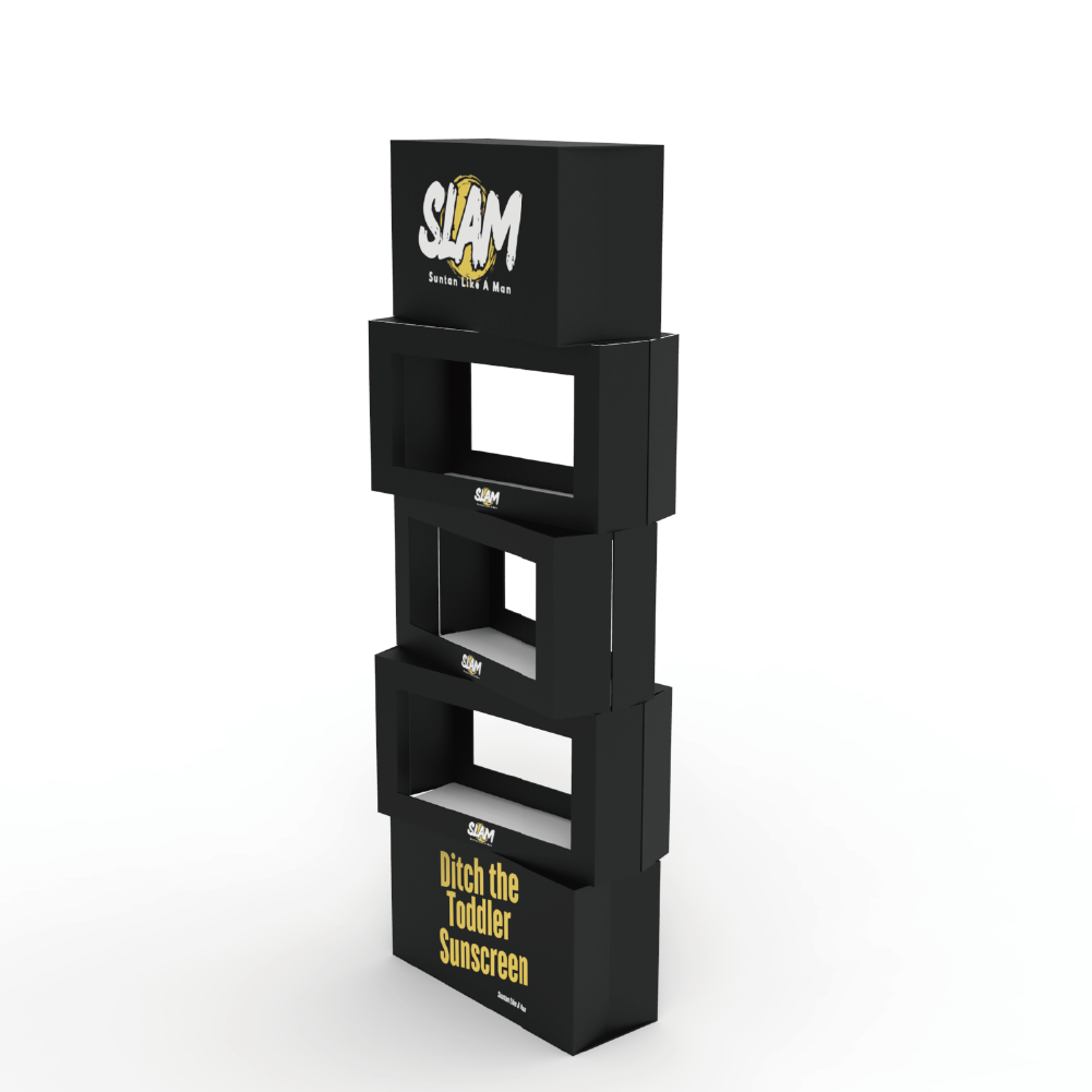 Apache Customized One Pull Molded Cardboard Layer Beverage Display Rack for Supermarket Display — view 3