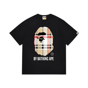 Camiseta de Diseñador para Hombre, Venta Caliente 2026, Réplica 1:1, Estilo Moderno, Holgada, Estampada, de Alta Calidad, Camiseta Bapees para Hombre - Product Image 5