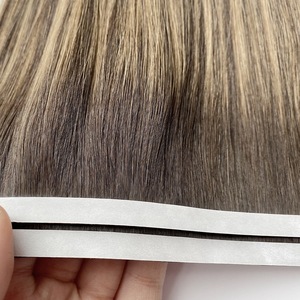 <span class=keywords><strong>Extensiones</strong></span> <span class=keywords><strong>de</strong></span> Cabello con Cinta Adhesiva G, Doble Trama, Invisibles, Largas, Genius Tape Weft, Cabello Humano para Salón y Uso Diario - Product Image 3