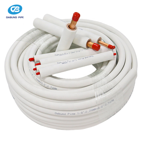 Kit de conduites en cuivre blanc PE pour mini-split 1/4 3/8 1/2, cuivre <span class=keywords><strong>pur</strong></span> à 99,9935 % pour une longue durée de vie des climatiseurs domestiques à gaz - Product Image 3