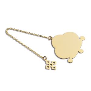 Marcapáginas de Alta Calidad con Forma de Nube y Patrón de Carpa, Impresión UV, con Colgante - Product Image 5