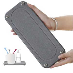 Organizador <span class=keywords><strong>de</strong></span> Fregadero Metálico FIGOO <span class=keywords><strong>de</strong></span> Calidad con Bandeja Recolectora, Toallero <span class=keywords><strong>de</strong></span> Secado Rápido, Fácil Instalación para Cualquier Cocina - Product Image 3