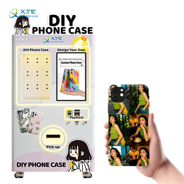 Small Automatic MDB Phone Case Custom Vending Machine SDK Phone Case Printing Vending Machine Manufacturer