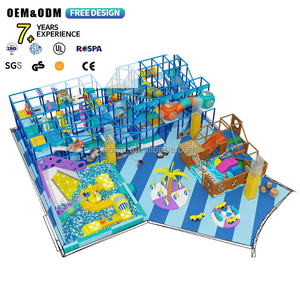 Equipo de Juego Infantil Personalizado con Temática Oceánica, Laberinto, Juego de Diversión Interior Suave, Área de Juegos Interior Grande para Niños - Product Image 1