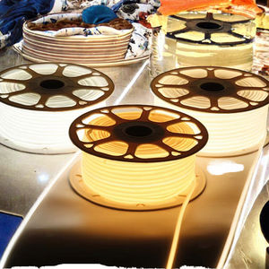 Bande lumineuse LED flexible en PVC pour extérieur, 110V/220V COB 50m 288LEDs IP65 étanche, avec CRI90 2700K blanc chaud, dimmable - Product Image 6