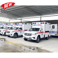 Nouvelle ambulance pick-up 4x4 Euro V Isuzu 2025, cabine simple, grande capacité de chargement, Toyota utilisée en Afrique