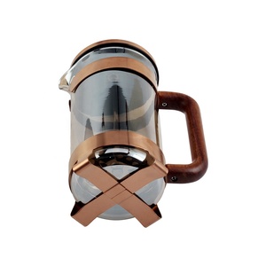 Sistema de filtración de 4 niveles resistente al calor de vidrio borosilicato Cafetera de Prensa Francesa - Product Image 6