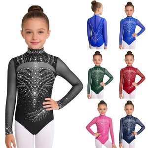 Maillot de Gimnasia y Baile de Salón para Niñas de 6 a 16 Años, Ideal para Espectáculos, Competencias de Patinaje Artístico y Disfraces de Solista - Product Image 1