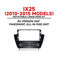 Reproductor de DVD Portátil para Auto con Pantalla Táctil de 12.3 Pulgadas, GPS, Android Auto, 4+64G, Radio para Auto, WiFi, Carplay Inalámbrico para Hyundai LX25 2010-2015