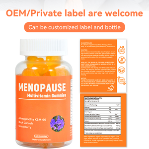 Chinakruiden Op Maat Label Menopauze Supplement Producten Hormonale Balans Probiotica Kruidenvitaminen Poeder Menopauze Gummies - Product Image 5