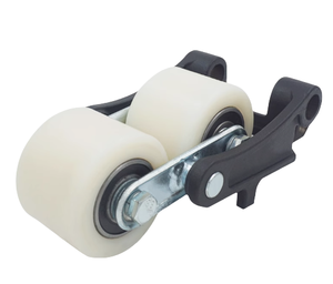 Piezas de carretilla elevadora <span class=keywords><strong>Manual</strong></span> Xilin de alta calidad Noblelift, nuevo soporte de rueda de Metal, marco de carga, estante de Rueda delantera para restaurante - Product Image 2