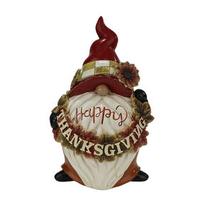 Nouveau Thanksgiving Décoratif <span class=keywords><strong>Nain</strong></span> Ornements Automne grande récolte Fleur Résine Artisanat Personnalisé En <span class=keywords><strong>Gros</strong></span> - Product Image 1