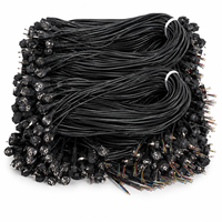 Câble d'alimentation EU Schuko en cuivre pur, 3 conducteurs, câble PVC avec extrémités dénudées, cordon d'alimentation européen pour appareils électroménagers