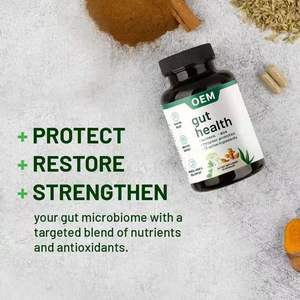 Daidaihua Fabriek Groothandel Oem Ondersteund Spijsverteringssupplement Kurkuma Probiotica Magere Colon Reinigingspillen Voor Volwassenen - Product Image 2