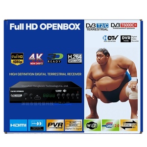 OPENBOX กล่องรับสัญญาณทีวีดิจิตอลสัญญาณภาคพื้นดินมีความละเอียด HD 1080P DVBT2/WiFi/C สำหรับตะวันออกกลางและแอฟริกาใต้ - Product Image 1