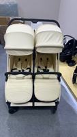 Sièges doubles à poussée simultanée, cabine spacieuse, idéal pour les familles à deux enfants, personnalisation en gros disponible en usine (OEM/ODM)
