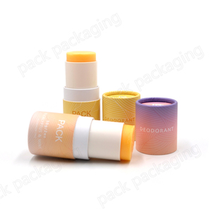 Tubo <span class=keywords><strong>de</strong></span> Papel Personalizado para Desodorante en Barra, Envase Ecológico Vacío con Mecanismo Giratorio para Bálsamo Labial, Perfume Sólido, 6g 8g 18g 30g 50g 55g 65g - Product Image 2