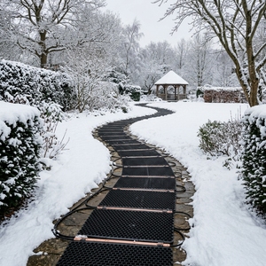 Tapis chauffant en graphène pour la fonte de la neige, résistance de qualité automobile, empêche l'accumulation de glace, idéal pour les allées, trottoirs et chemins. - Product Image 1