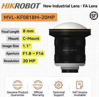 Objectif à focale fixe de 8 mm MVL-KF0818M-20MP, objectif à iris manuel FA, objectif de vision industrielle haute résolution 20MP, conception compacte