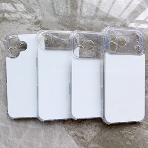 Coque de téléphone en aluminium anti-chute à quatre coins pour sublimation, compatible <span class=keywords><strong>iPhone</strong></span> 17, 17 Pro, 17 Air, 17 Pro Max – Coque transparente personnalisable vierge - Product Image 5