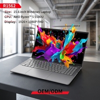 Ordinateur portable fin et léger avec processeur AMD 3200U, écran FHD 1080P de 15,6 pouces, clavier rétroéclairé, ordinateur portable portable