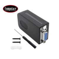 Computace ZSA3033 HD VGA Lötfreier 3+9 15-Pin Vergoldeter Schnellverbinder DB15 Pin Adaptergehäuse Schwarz Stromversorgung 0,5A 25V