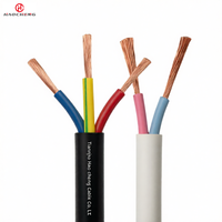 Kabel Pompa Submersible JHS Selubung Karet Tahan Air Inti Tembaga 450/750V untuk Motor Bawah Air