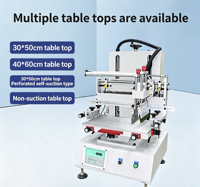 Imprimante de sacs non tissés, machine d'impression sérigraphique de bureau avec table d'impression sous vide pour film PVC, papier, plastique, tissu, sac