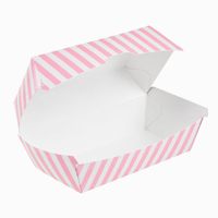 Boîtes en carton kraft pour restaurants de restauration rapide, écologiques, de qualité alimentaire, imprimées sur mesure, avec logo