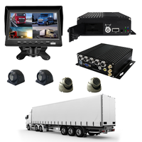 SeemeTech Enregistreur vidéo mobile 4G AI 1080P 4 canaux pour voiture, WIFI GPS ADAS DMS MDVR, Systèmes de suivi de flotte et de détection pour camions