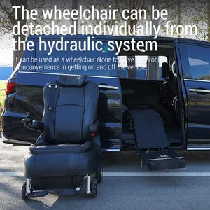 Système de transfert de fauteuil roulant accessible avec base de siège pivotante et dispositif d'assistance au <span class=keywords><strong>conducteur</strong></span>, capacité de charge maximale 150kg - Product Image 2