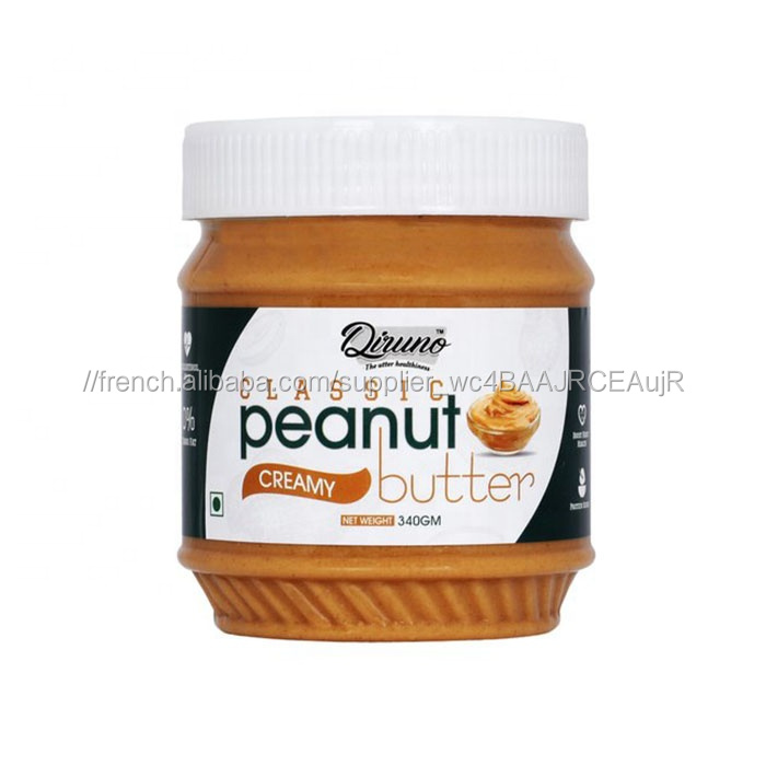 safety customised self adhesive waterproof peanut butter label etiquette glossy roll printing sticker for food glass jar