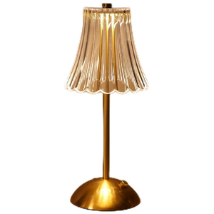 Rechargeable Flexible Battery Crystal Portable Touch Control <b>LED</b> <b>Bar</b> Table Lamp Cordless Luxury Modern Night <b>Light</b> Home Decor - Product Image 1
