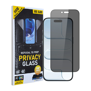 Protecteur d'écran de confidentialité à <span class=keywords><strong>couverture</strong></span> complète en verre trempé pour iPhone Air Anti Spy en verre trempé - Product Image 1