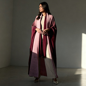 Abaya Elegante de Poliéster con Lentejuelas para Mujeres Musulmanas, Vestido de Noche de Lujo Personalizado para Fiestas, Venta al Por Mayor - Product Image 2