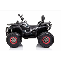 WDXMX607 Voiture électrique 12V pour enfants, quad à quatre roues avec suspension, lumières et MP3, pour 5 à 7 ans, grand jouet, cadeau pour enfants