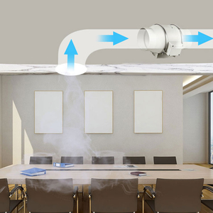 Ventilatore Assiale a Flusso Misto per Condotti, Montaggio a Parete o Finestra, per Ventilazione Domestica e Idroponica - Product Image 6