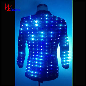 Vendita calda luminescente scenografia oggetti di scena luci Led costumi da ballo luminescenti lampeggiante Led tute <span class=keywords><strong>donna</strong></span> 1 pezzo futuro - Product Image 5