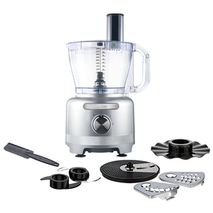 Procesador de Alimentos Eléctrico Multifuncional de 3L y 13 Tazas, Carcasa de Plástico, 1000W, 2 Velocidades con Función de Pulso, Color Negro, para Uso Doméstico - Product Image 6