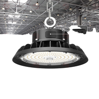Lampu Teluk tinggi LED 200W, 150W 100W 240W 3 warna dapat diisi ulang garansi 5-7 tahun 160lm Per Watt ETL DLC CE IP65