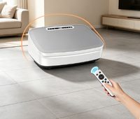 Plateforme vibrante de fitness unisexe à corps entier avec 2 cordes de tension, écran LED, charge maximale de 150 kg, en matériau ABS