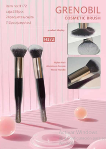 Set di pennelli per trucco da 288 pezzi con setole sintetiche, forma rotonda e manico in resina per l'applicazione del trucco - Product Image 3