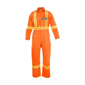 HBC, diseño personalizado, ropa de trabajo, mono de seguridad de alta visibilidad, ropa de trabajo reflectante, conjunto de uniformes de construcción de carreteras de ingeniería