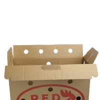 Boîte d'expédition rectangulaire personnalisée en carton ondulé robuste, gaufrée et recyclable, pour le transport de poulets vivants et d'œufs