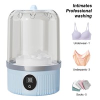 Petite machine à laver portable USB pour sous-vêtements et chaussettes, idéale pour appartement, maison locative et dortoir