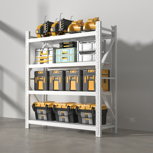 Étagères d'entrepôt Étagères de stockage à usage intensif Étagère de stockage d'entrepôt Étagères empilables en métal Étagères de rayonnage sans boulon - Product Image 6