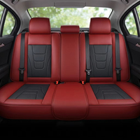 Accessoires intérieurs automobiles de luxe, style professionnel, universels, housses de siège de voiture en cuir perforé, ensemble complet 16 pièces, directement de l'usine