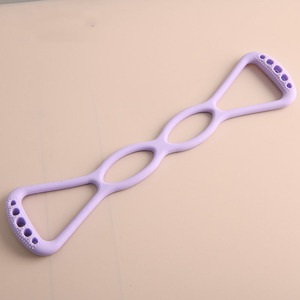 High <strong>Elastic</strong> Figure <strong>8</strong> Shape Silicone Fitness <strong>Loop</strong> Band Resistance for Chest Expansion Open Back Shoulder Leg Exercise - Product Image 3